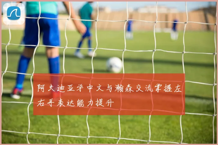 阿夫迪亚学中文与瀚森交流掌握左右手表达能力提升